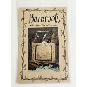 Bareroots Sewing Pattern Tan #75 Sewing Tote and Chatelaine Folk Art Quilt Shop